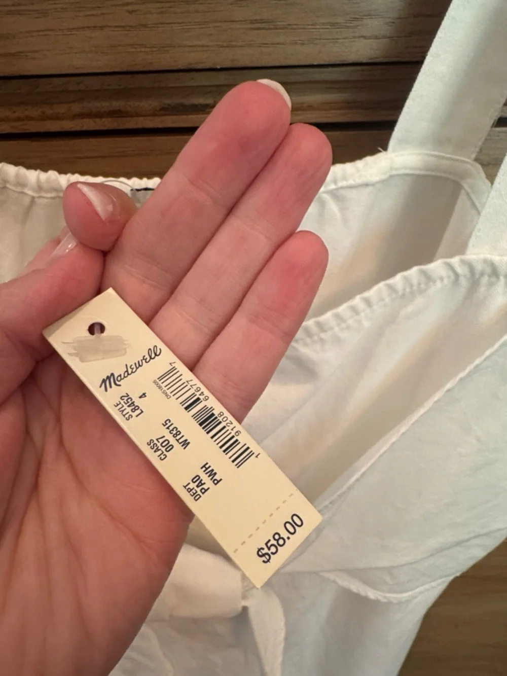 Madewell tie front tank - Picture 3 of 4